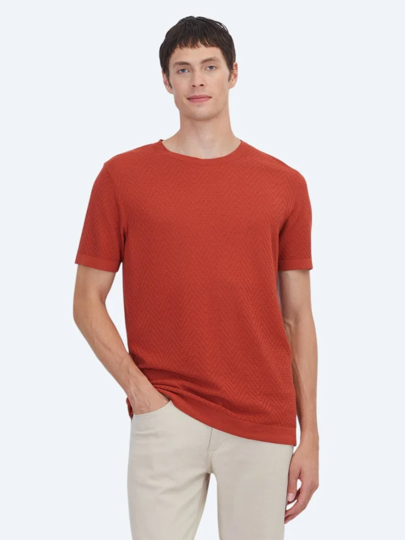 Kip Tile Red Knitwear