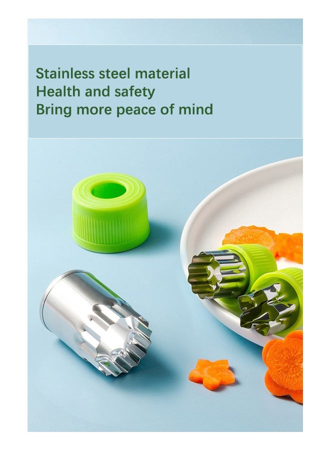 12-Piece Kids Cookie Cutters Set Stainless Steel BPA-Free Different Shapes Sandwich, Cookie And Vegetable Cutters Mold For Kids DIY Cookies, Mini Pies, Fondant, Veggies,Gift for Toddlers & Parents  - Image 3