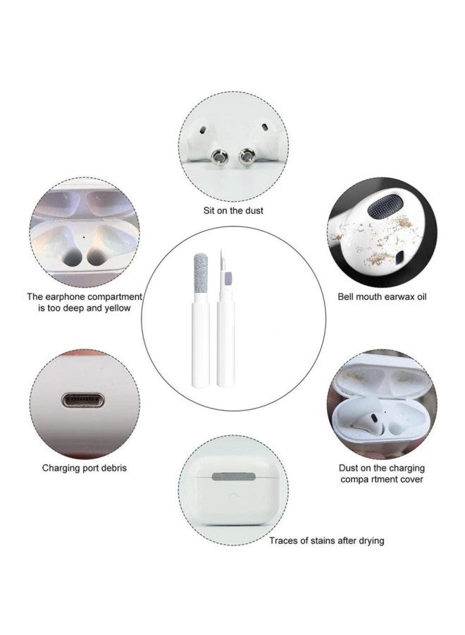 Hot-selling Bluetooth Headset Cleaning Pen Suitable For Airpods Earplugs Mobile Phone Computer Cleaning And Cleaning Set-Color:Black Suit  - Image 3
