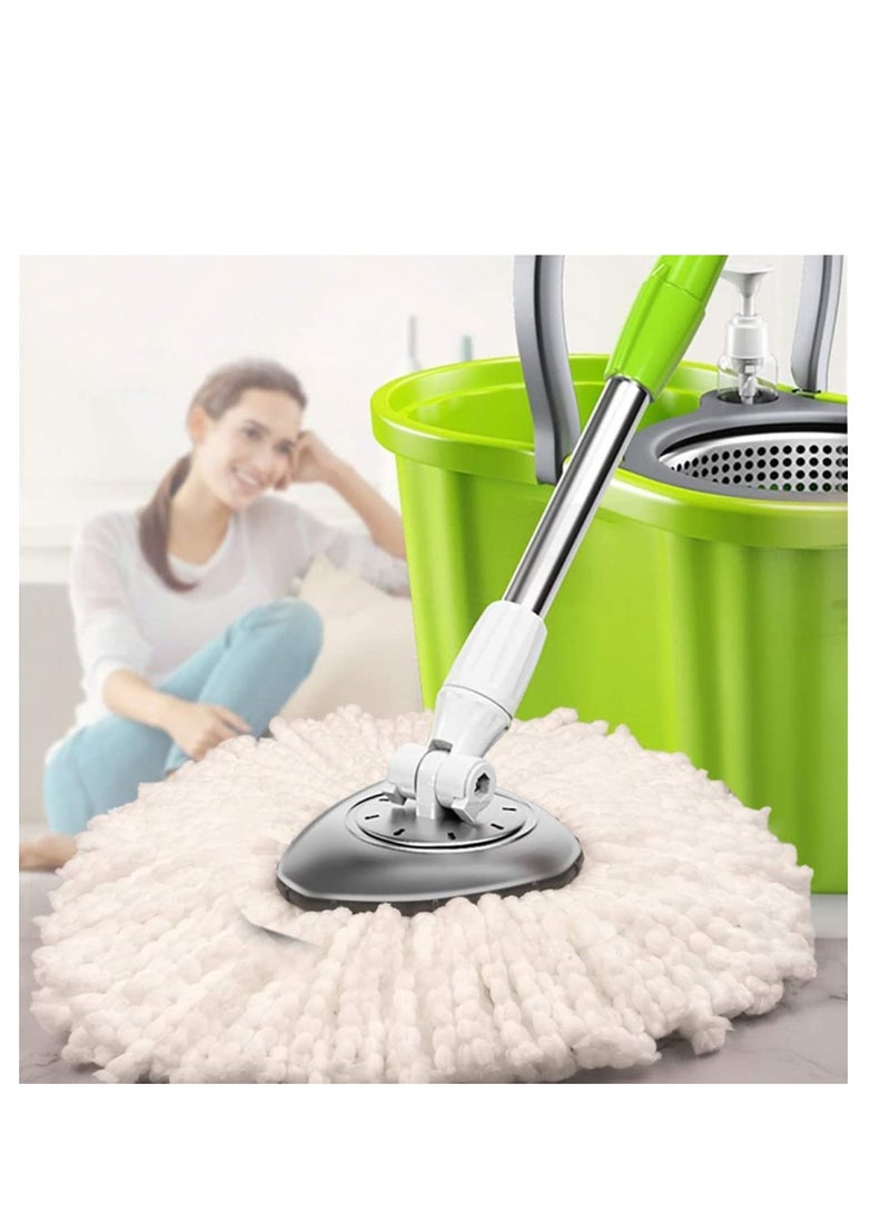 Suntown Mop Heads, Spin Mop Replacement Head, 4 Pack Mop Head Refills Mop Head Replacement Floor Cleaning Mop Microfiber Mop Head Refills Easy Cleaning Mop Head Replacement - Image 2