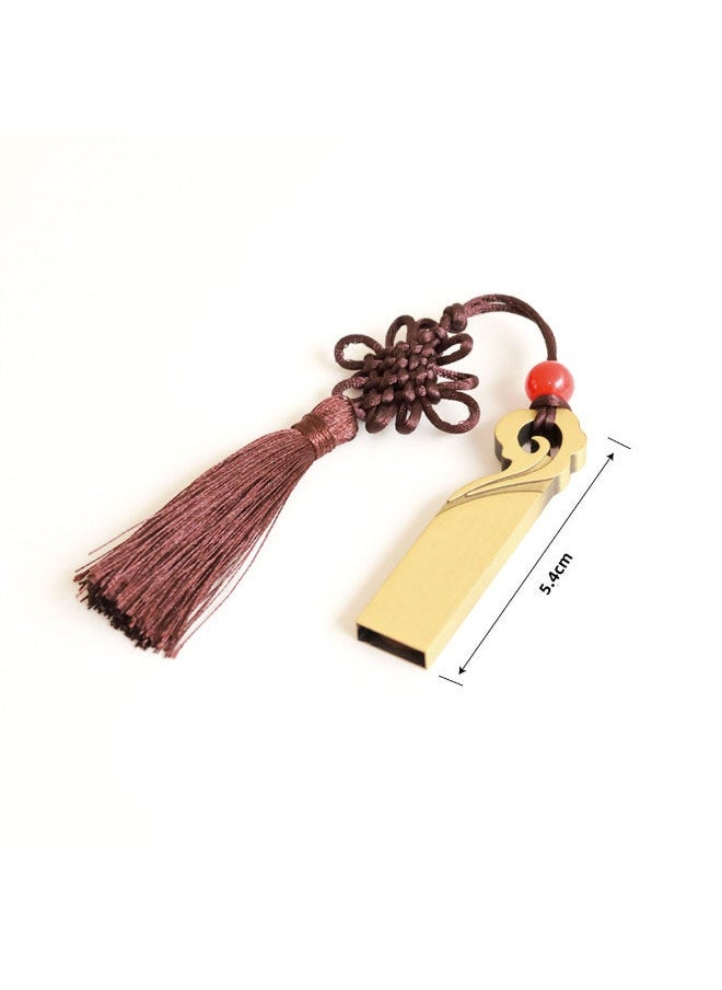 Chinese Style U Disk 16g Bidding Creative Antique 32g Exhibition Enterprise School 64G High Speed Disk-Color:Xiangyun-Capacity:Can Set 128m-256g Different Styles  - Image 1