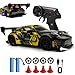 HTURCCOP 124 RC Drift 24GHz with LED Light Race Car Toys for Boy Girl 812 Years Old Speed Adjustable 25KmHHigh Speed RC Racing Cars Perfect Toy Gift for Boys Girls Yellow - Image 2