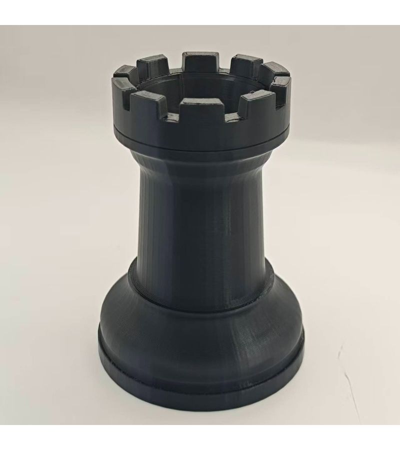 Black 3D Printed Chess Pen Holder Multi Purpose Desk Organizer - Image 5