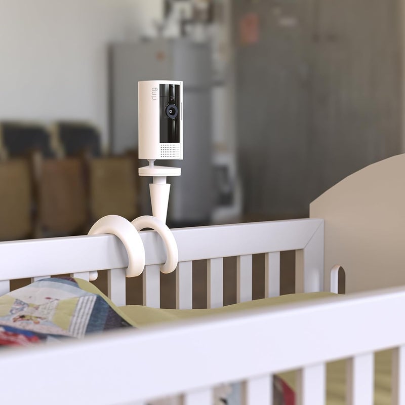 هاويو حامل تثبيت مرن قابل للتدوير من Haoyou لكاميرات Ring/Blink/Wyze/Eufy/Arlo/Google Nest وغيرها من كاميرات الأمان (لون أبيض) - Image 5