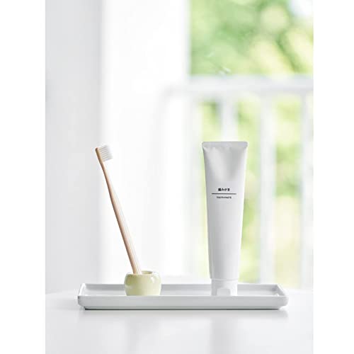 JAKSSO Ceramic Toothbrush Holder for Bathroom Toothbrush Tray for Vanity Countertop Storage Organizer for Holding Toothpaste Dental Floss Picks Makeup Brushes Trays for Household Purposes(Large - Image 5