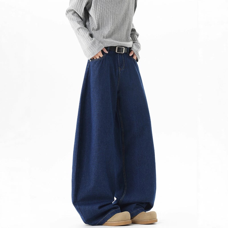 Unisex Casual Daily Denim Jeans - Image 3