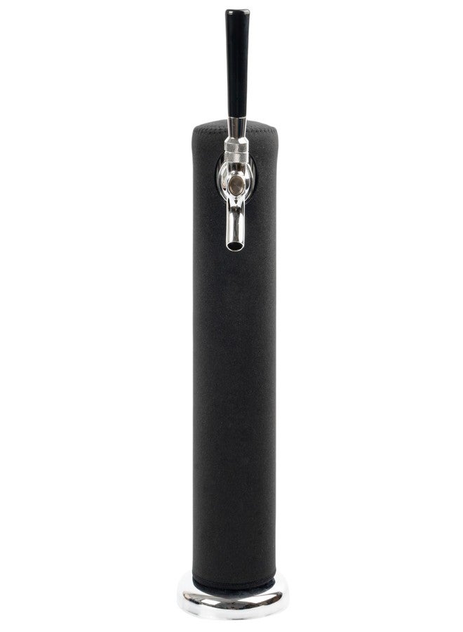 VEPKOIT Beer Tower Cooler Insulator, Kegerator Tower Insulator for 3” Diameter Single Tap Draft Beer Tower, Stretchy Neoprene Beer Tower Cooler Sleeve, Kegerator Beer Tower Cover Beer Tower Insulator - Image 1