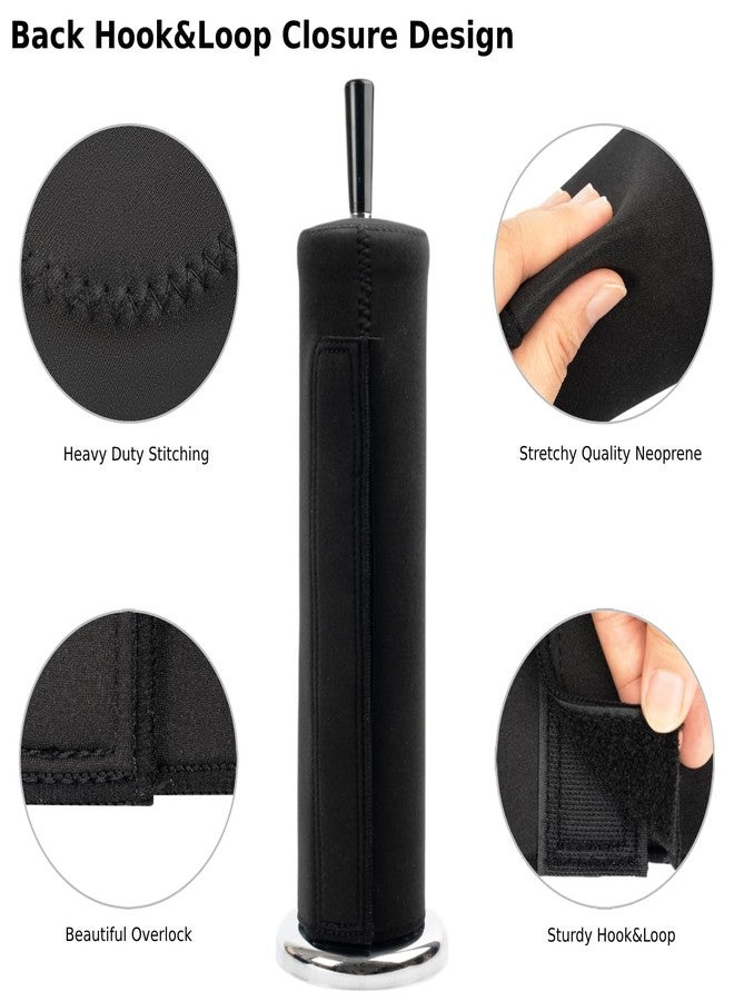 VEPKOIT Beer Tower Cooler Insulator, Kegerator Tower Insulator for 3” Diameter Single Tap Draft Beer Tower, Stretchy Neoprene Beer Tower Cooler Sleeve, Kegerator Beer Tower Cover Beer Tower Insulator - Image 3
