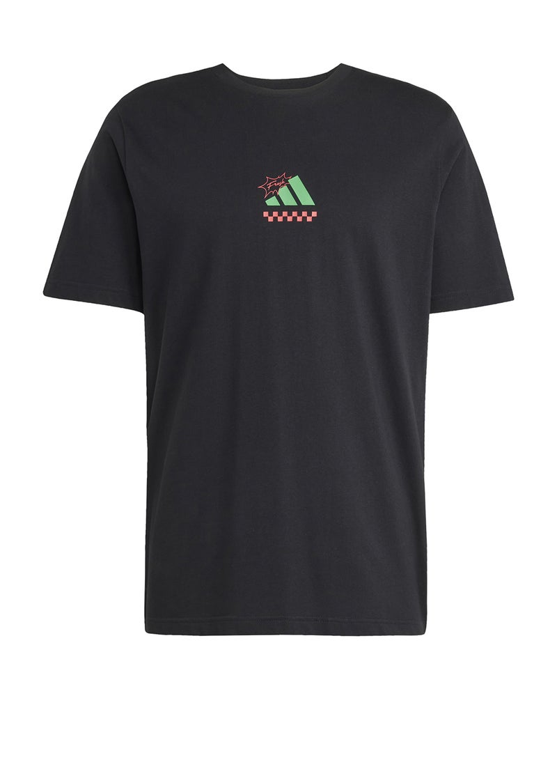 adidas تيشيرت جرافيك Lounge Pizza - Image 4