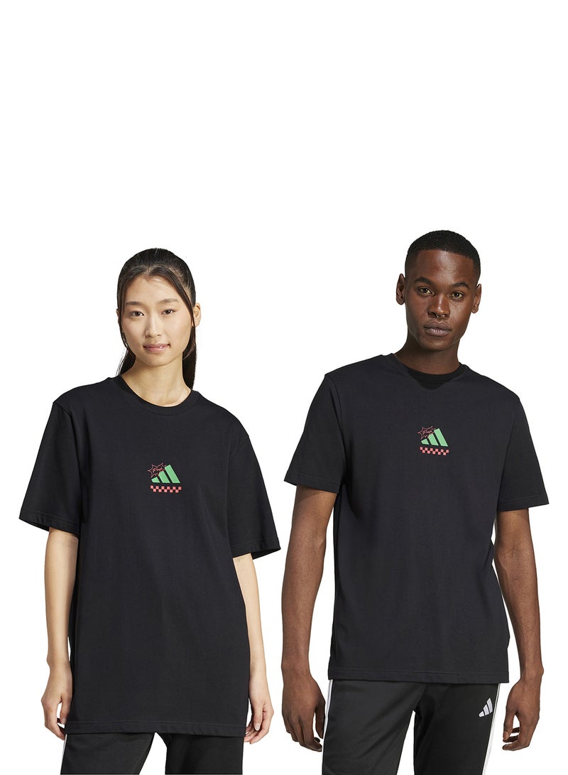 adidas تيشيرت جرافيك Lounge Pizza - Image 1