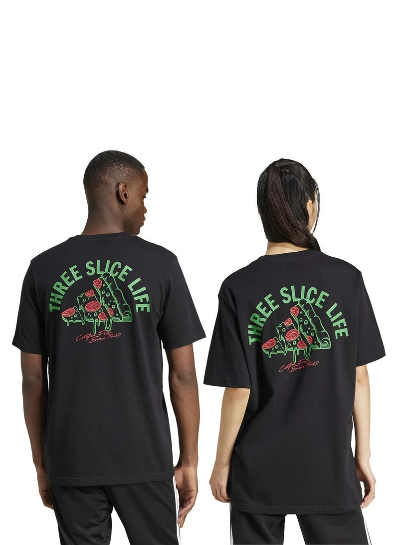 Adidas Lounge Pizza Graphic T-Shirt