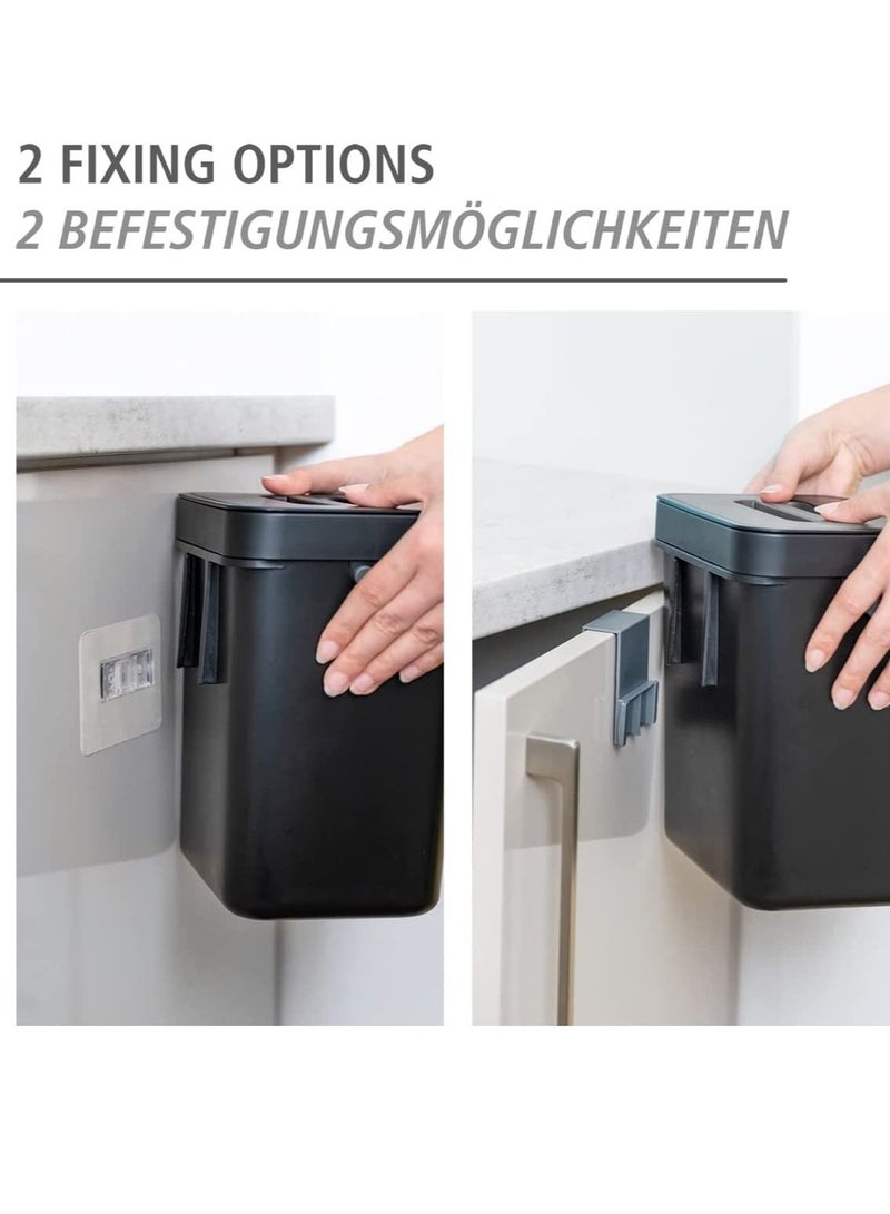 Wenko Tago Waste Bin W/Handle 5 L - Image 2