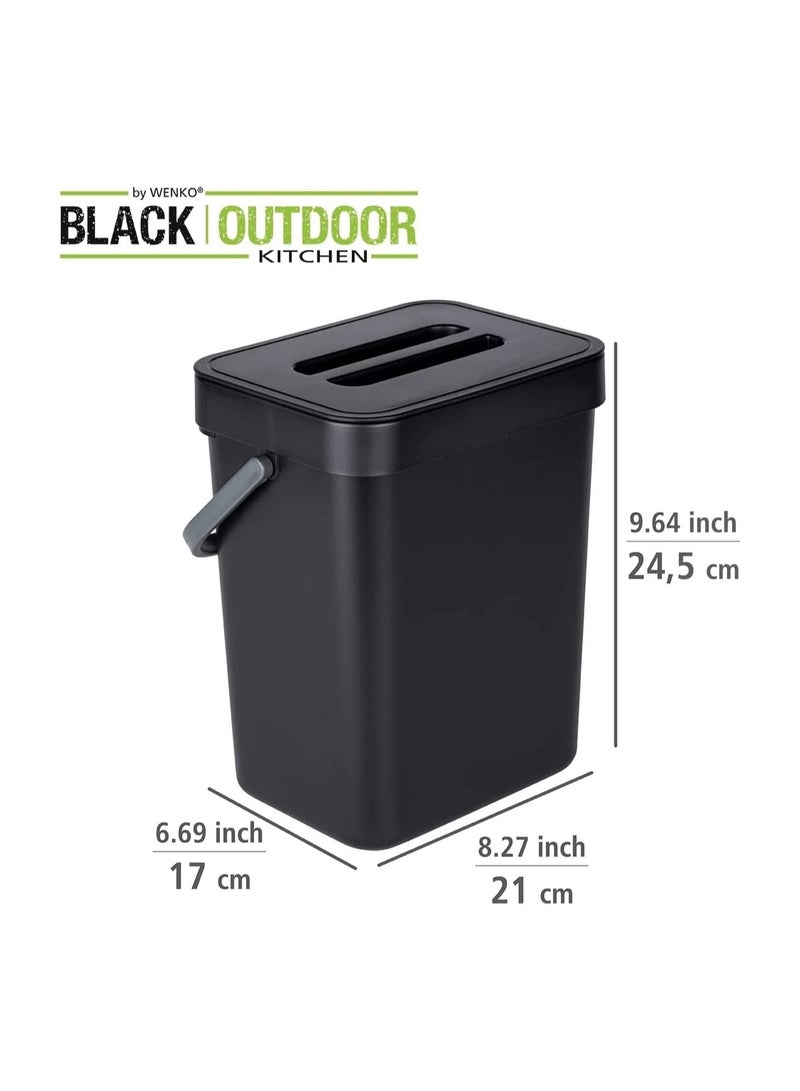 Wenko Tago Waste Bin W/Handle 5 L - Image 5