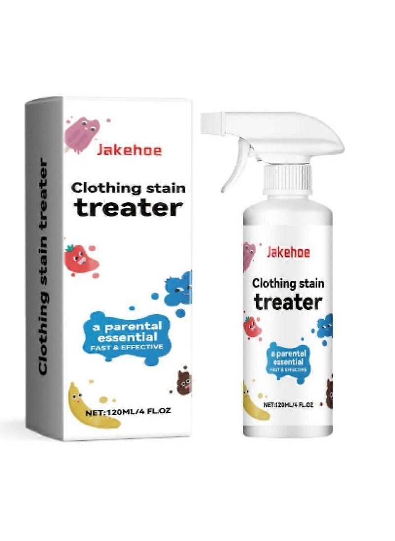 Jakehoe Clothing Stain Removal Spray - Gentle Cleaning, Removes Oil Stains, Deodorizes And Softens Fabrics  - Image 1