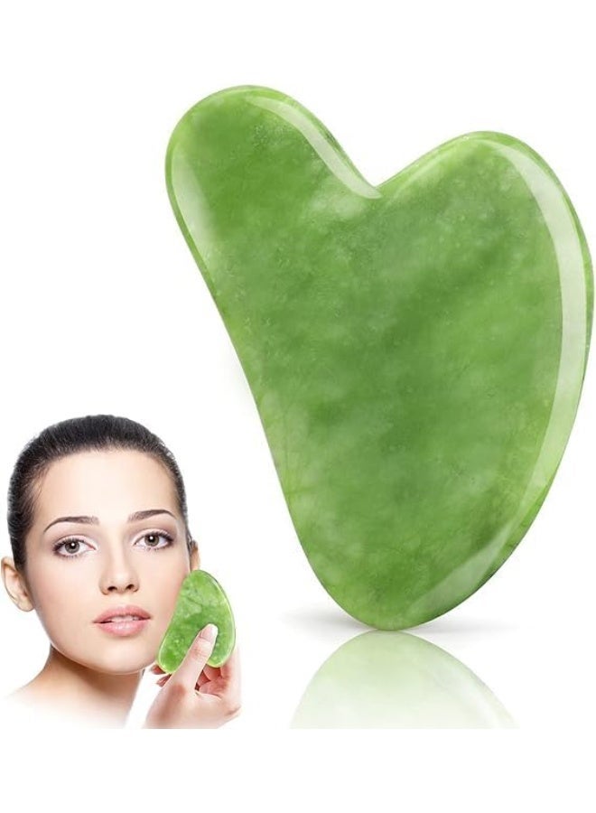 Gua Sha Board Natural Jade Face Massager - Image 3