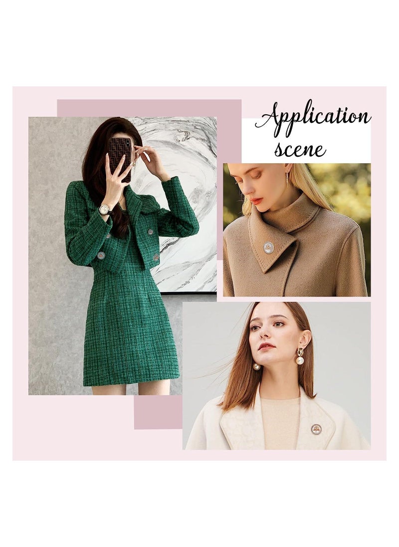 Round Metal ons 3D Bees Pattern, Alloy Shank ons Enamel Blazer ons for Blazer, Suits, Coats, Uniform and Jacket  (4 Colors - 16Pcs) - Image 3