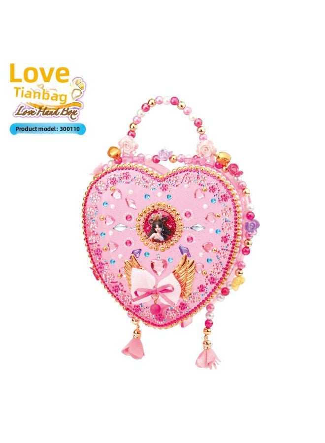Ye Luoli Love Handbag Ice Princess Satchel Backpack Girls Creative Handmade Toys-Color:Love Handbag-Luo Li - Image 1
