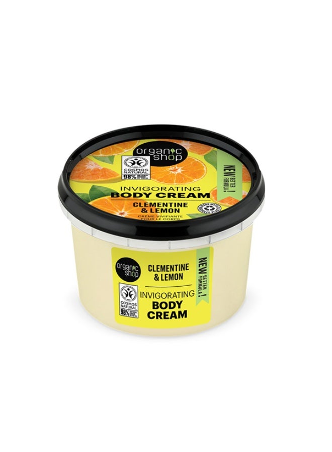 أورجانيك شوب كريم الجسم المنشط من أورجانيك شوب باليوسفي والليمون 250 مل - Image 1