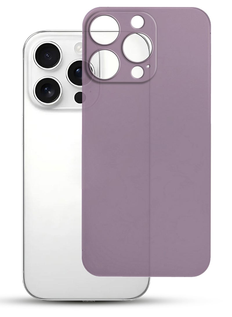 CATANES (for iPhone 15 Pro Max) Case Cover Air Skin Series Back Cover Sturdy Durable Thin Case Drop Protection Cover - Transparent Purple - Image 2