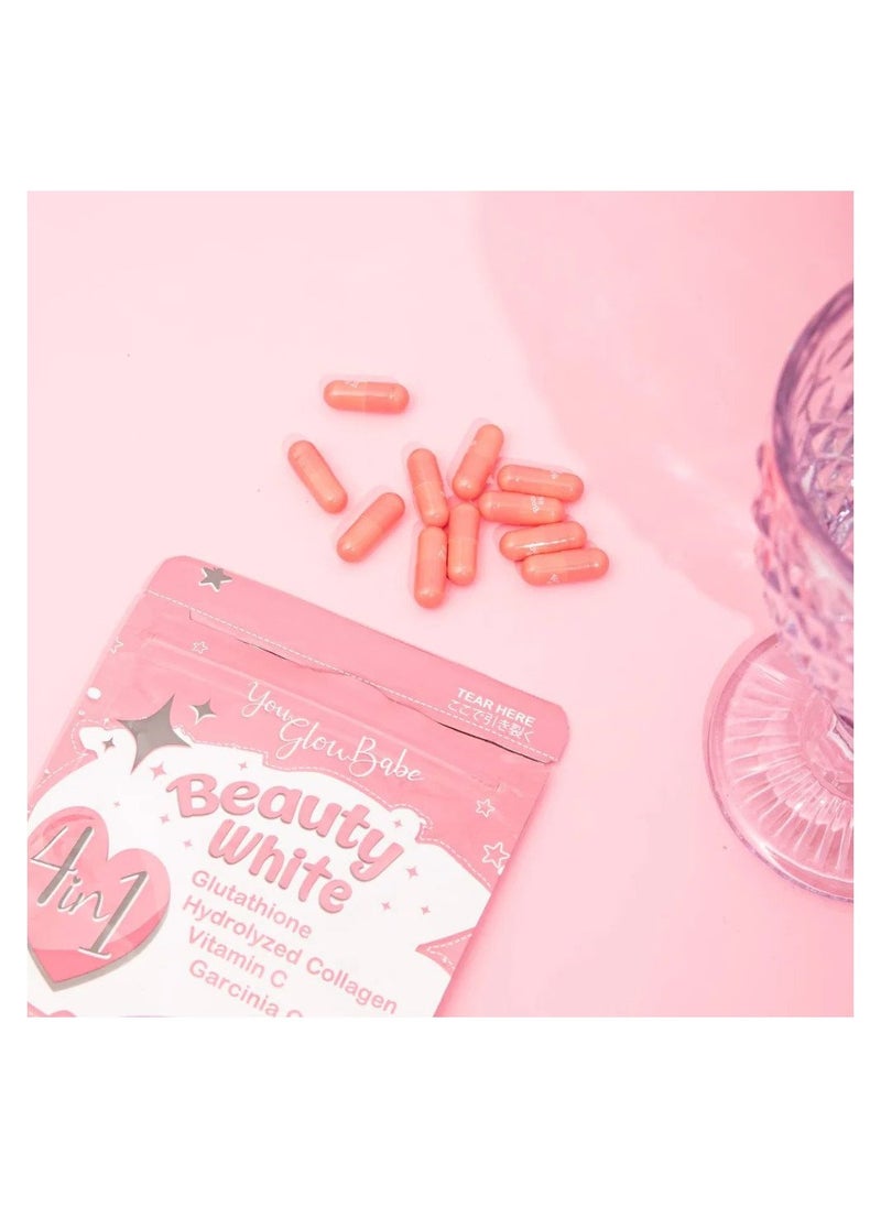 You Glow Babe You Glow Babe beauty white A Powerhouse Blend of Glutathione, Hydrolyzed Collagen, Vitamin C, and Garcinia Cambogia. Your Ultimate Food Supplement from Natural Vegetable Sources  - Image 2