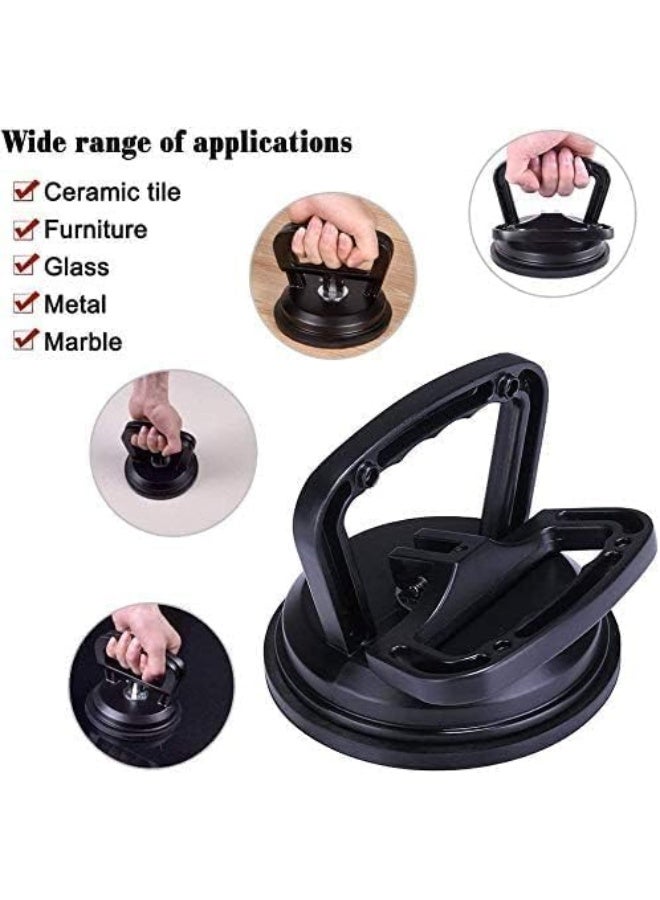 Heavy Duty Car Dent Puller with Glass Suction Cups, Car Dent Puller Heavy Duty Glass Suction Cup Traceless Car Dent Remover Repair Tools for Cars Dent, Glass, Tiles, Lifting Objects Moving Orange (2) - Image 4