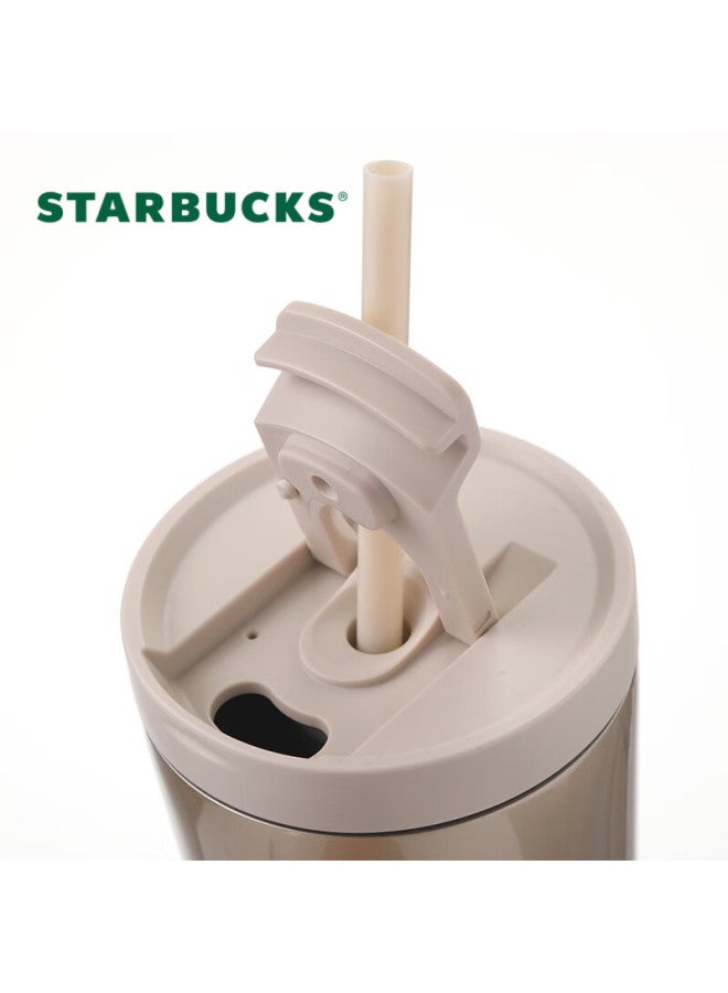 Starbucks Colorful Double-drinking Straw Cup 530ml Insulated Hot And Cold Water Bottle For Corporate Procurement, Group Purchase, And Gifts - Image 2