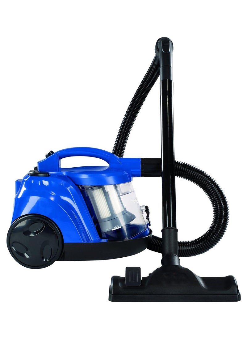 Electric Vacuum Cleaner 2Liter 1500 Watt 8661K Blue/Black
