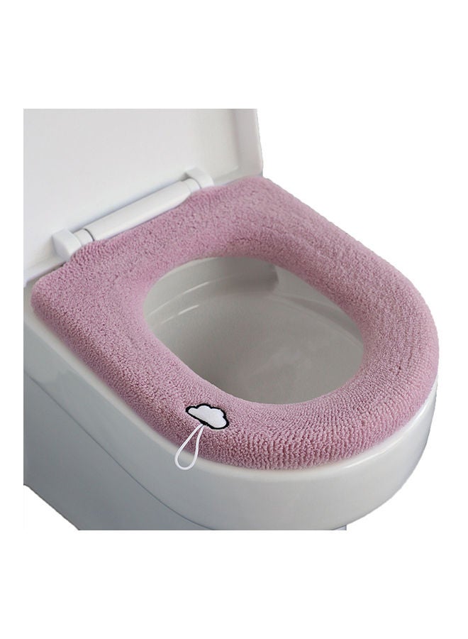 NIBEMINENT Toilet Seat Cover Cushion Pink 30.00x1.00x30.00cm - Image 1