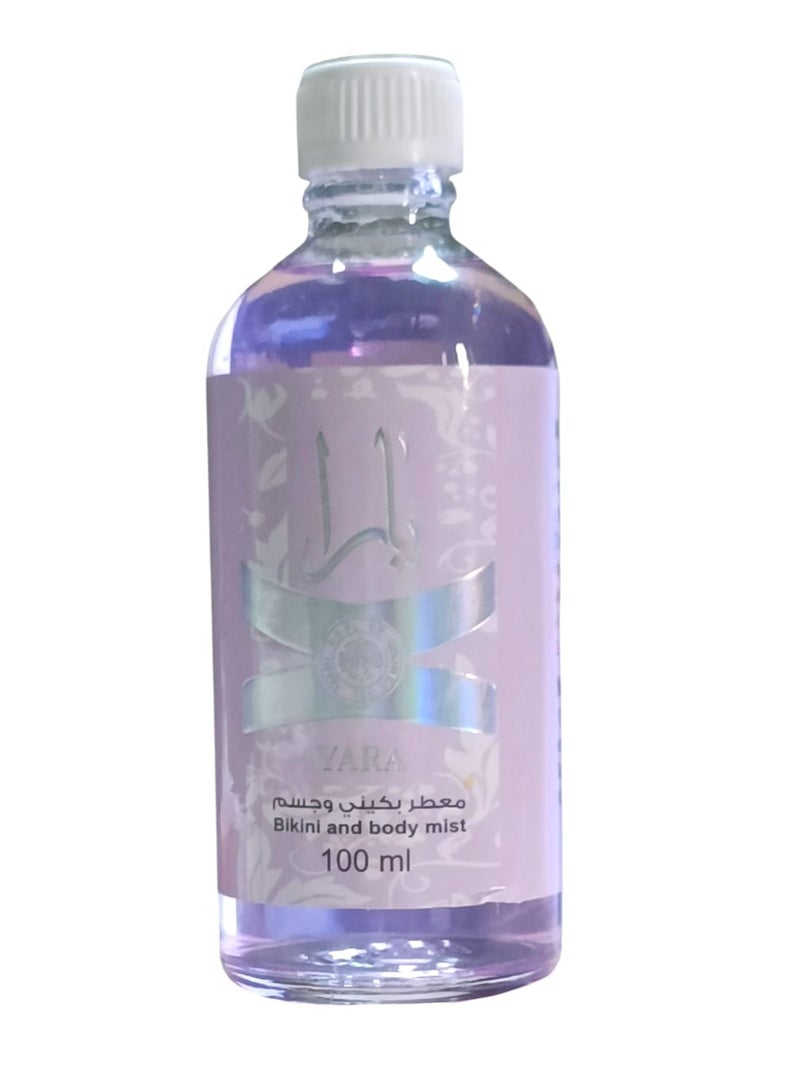 Body Oil Body Mist Bikini Sensitive Areas of the Body - 100 ml