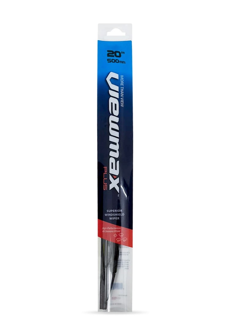 Viewmax VIEW MAX Windshield Car Wiper Blades, Powerful Performance Conventional Wiper Blades - 2 Pcs - (20" 500mm)  - Image 3