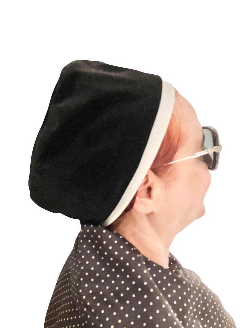 Velvet Turban Hat for Women –Wedding, Party, Head Wrap, Fashion Beanie for Ladies, Head Cover,  Instant Traditional Headwear  - Image 1