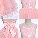 IMEKIS Pageant Dresses for Toddler Girls Kids Sparkly Sequin Tulle Princess Tea Party Formal Wedding Guest Fairy Baby 7th 8th Birthday Outfit Photoshoot Graduation Pink 78 Years - Image 4