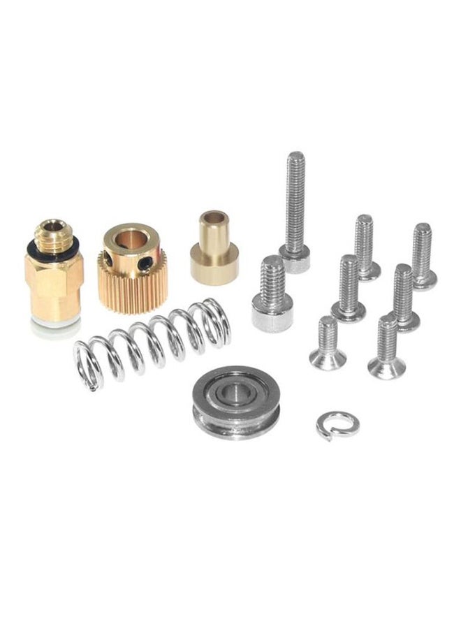 NIBEMINENT Replacement Drive Feed Extruder For 3D Printer Set Gold/Silver - Image 2