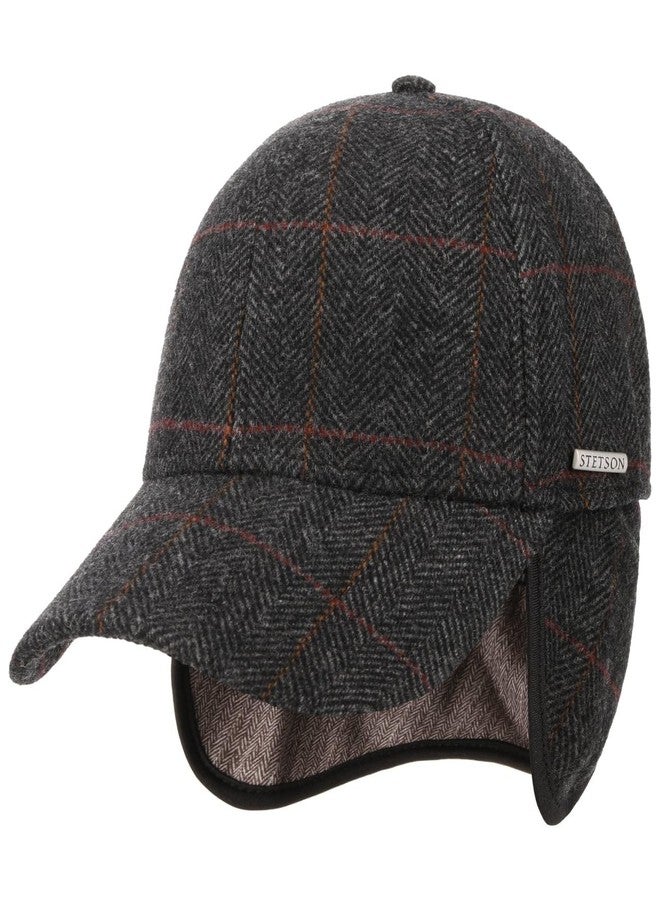 Stetson Kinty Wool Cap with Ear Flaps Men Grey 7 1/2-7 5/8 - Image 1