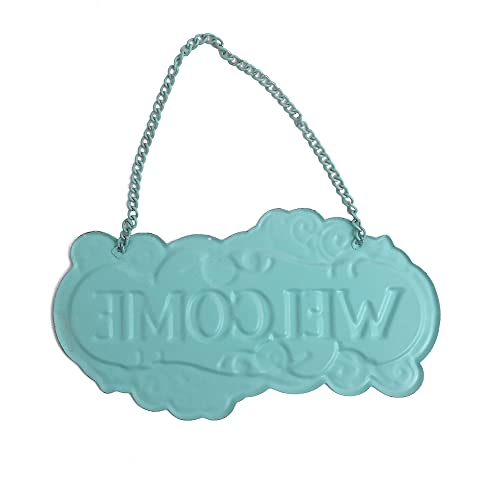 All Chic CHIC Metal Welcome Sign for Front Door - Hanging Welcome Decor - Image 5