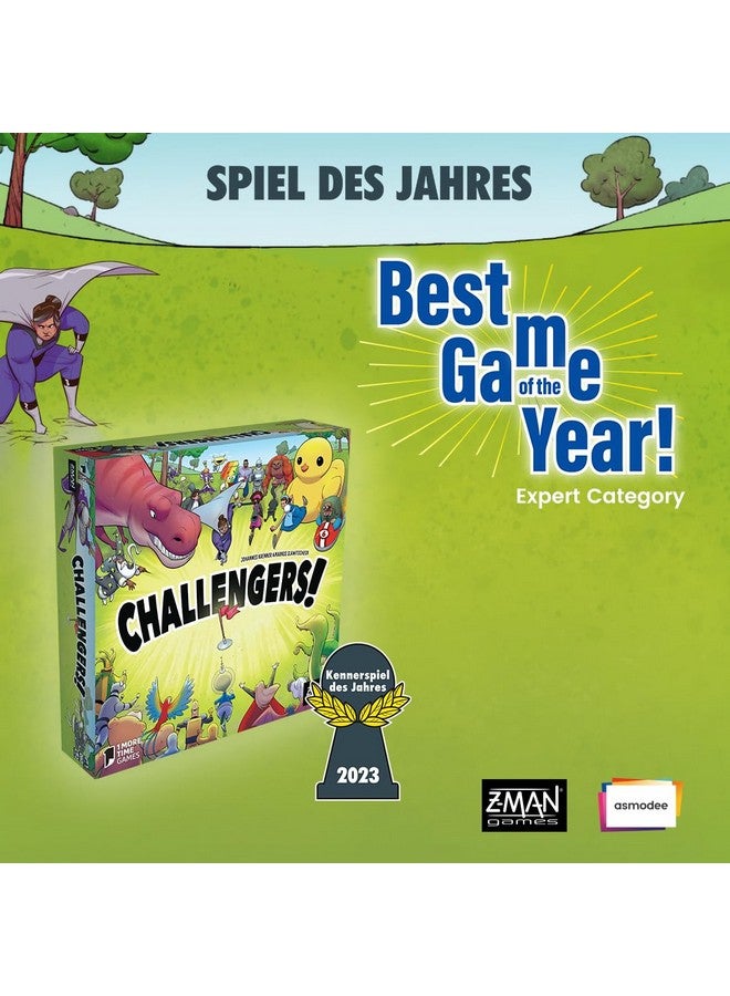 Z-Man Games Challengers Card Game | Strategy/Interactive Deck Management Game | Fun Family Game for Adults and Kids | Ages 10+ | 1-8 Players | Average Playtime 45 Minutes | Made by Z-Man Games  - Image 5