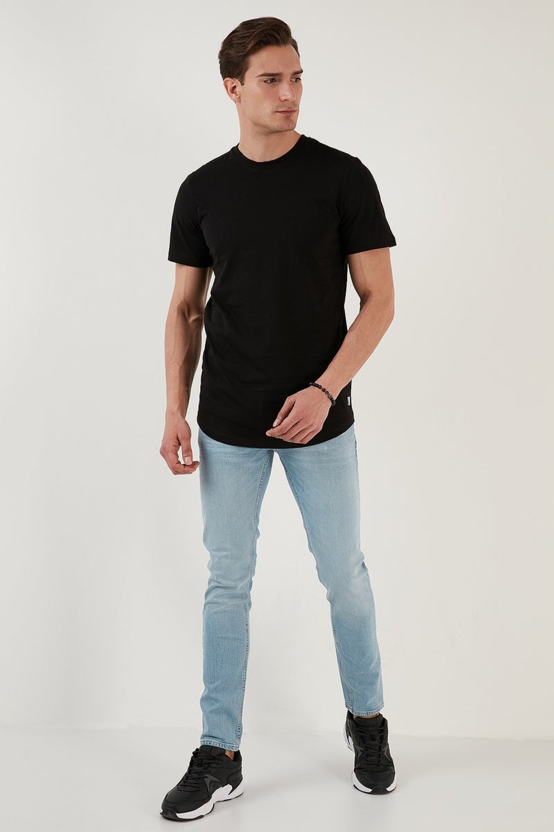 Buratti 100% Cotton Regular Fit Crew Neck T Shirt Men's T Shirt 5902511  - Image 2