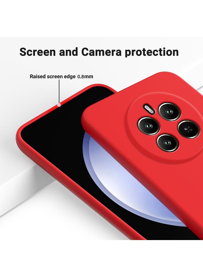 اس-توب جراب لهاتف Realme 12+ مصنوع من السيليكون السائل المقاوم للصدمات بلون نقي - Image 5