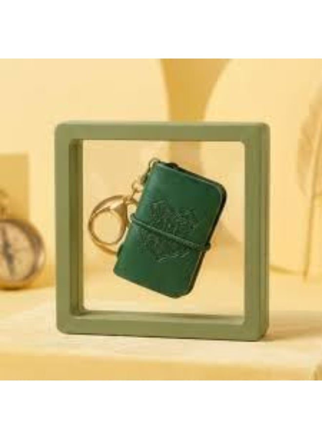 Harry Potter Mini Book Keychain with Holder - Green - Model PH-1282 - Image 5