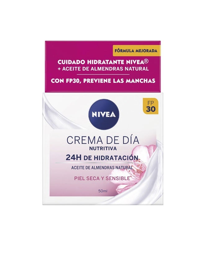 Nivea Nourishing Day Cream SPF30 50ml - Image 1