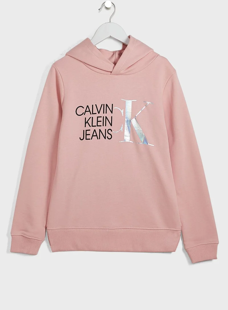 Calvin Klein Jeans Kids Hybrid Logo Hoodie