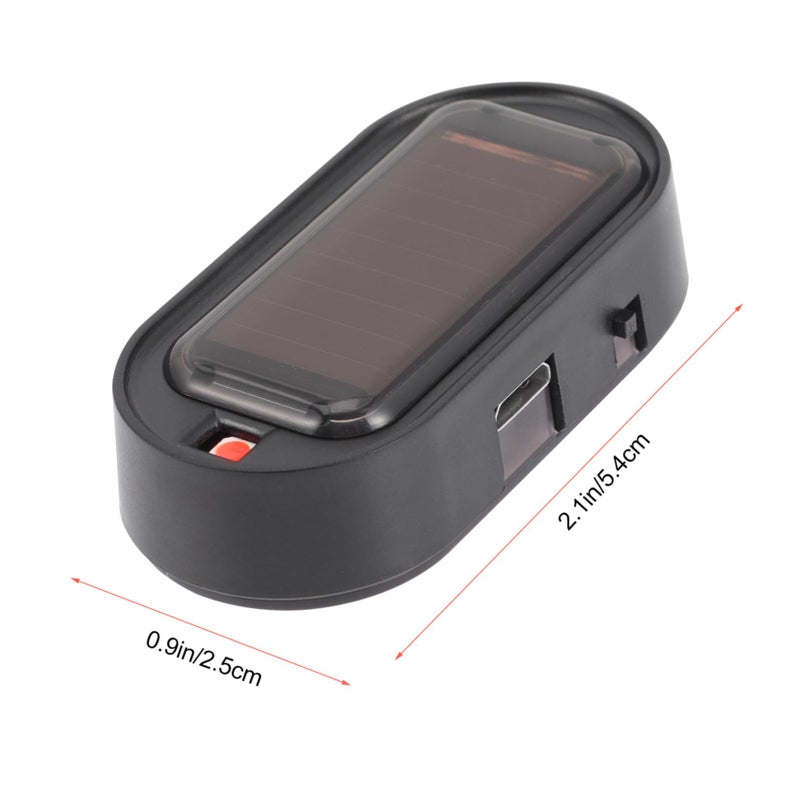 2pcs Solar Car Security Light Rechargeable Anti Theft LED Flashing Warning Lamp for SUV Truck - Image 3