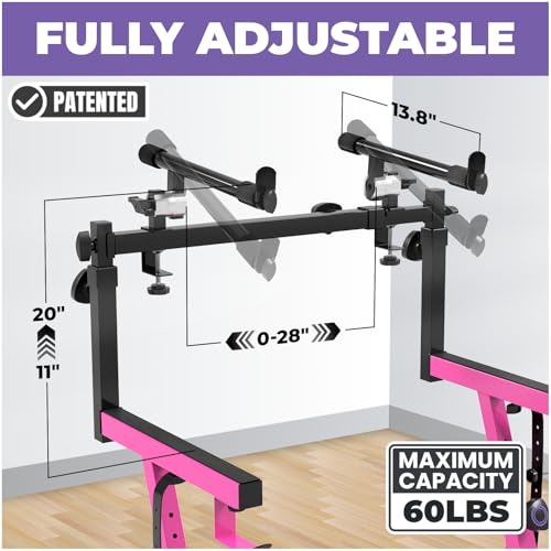 Liquid Stands 2 Tier Keyboard Stand Attachment - Adjustable Electric Digital Piano Stand for 54, 88 Key Music Keyboards & Synths - Double Extender for Square Tube Z Style Stands - Image 2