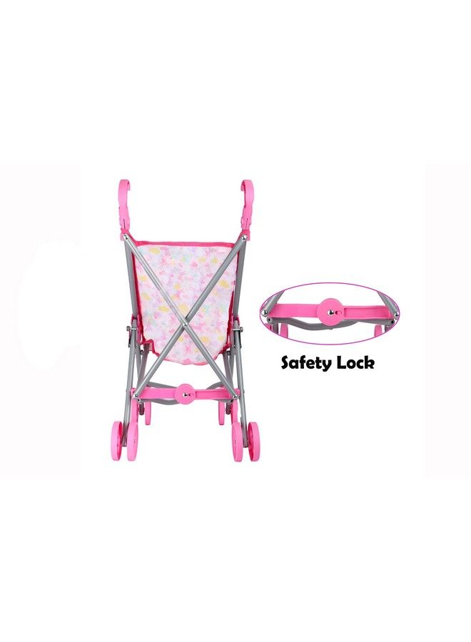 DREAM COLLECTION 12" Baby Doll Care Gift Set With Stroller - Image 5