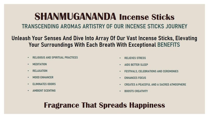 Shanmugananda SHANMUGANANDA Replenish Joy Within and Around Your Surroundings A Trusted Brand Since 1944 RED Mantra Incense Sticks  - Image 4