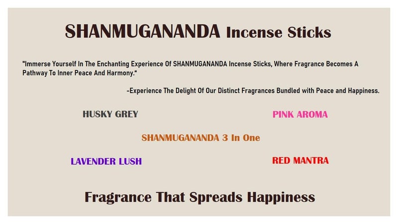 Shanmugananda SHANMUGANANDA Replenish Joy Within and Around Your Surroundings A Trusted Brand Since 1944 RED Mantra Incense Sticks  - Image 5