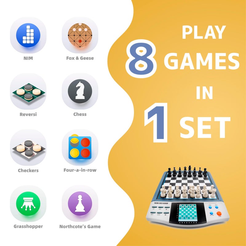 iCore Electronic Chess Set  Develop Thinking Chess Set for Kids Memory Electronic Chess Board  Talking Coach 30 Skill Levels Beginners  Adults - Image 3
