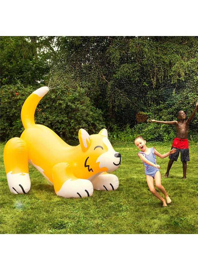 PVC Inflatable Animal Mount Puppy Elephant Dinosaur Unicorn Floating Row Floating Toy Children Swimming Ring-Color:Customized-Specifications:Customized  - Image 2