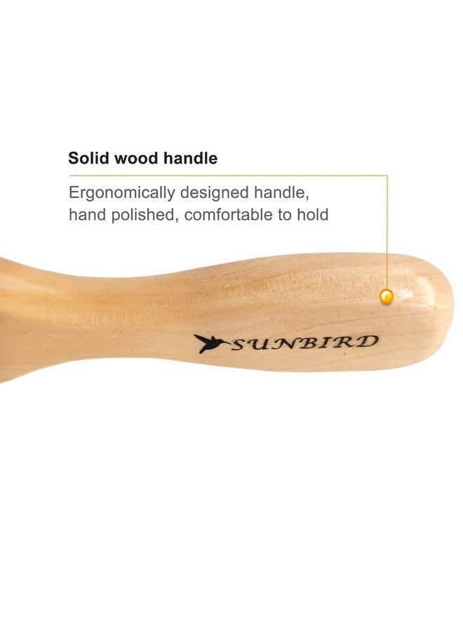 SUNBIRD Beard Brush For Men 2Sided Club Brushcombsbristle Brushesmen - Image 4