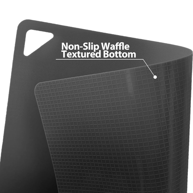 WK Flexible Plastic Cutting Boards Mats for Kitchen, Flexible Non Slip Cutting Mat, Thin Cutting Sheets, BPA Free, Dishwasher Safe, Multi Sizes - Image 2